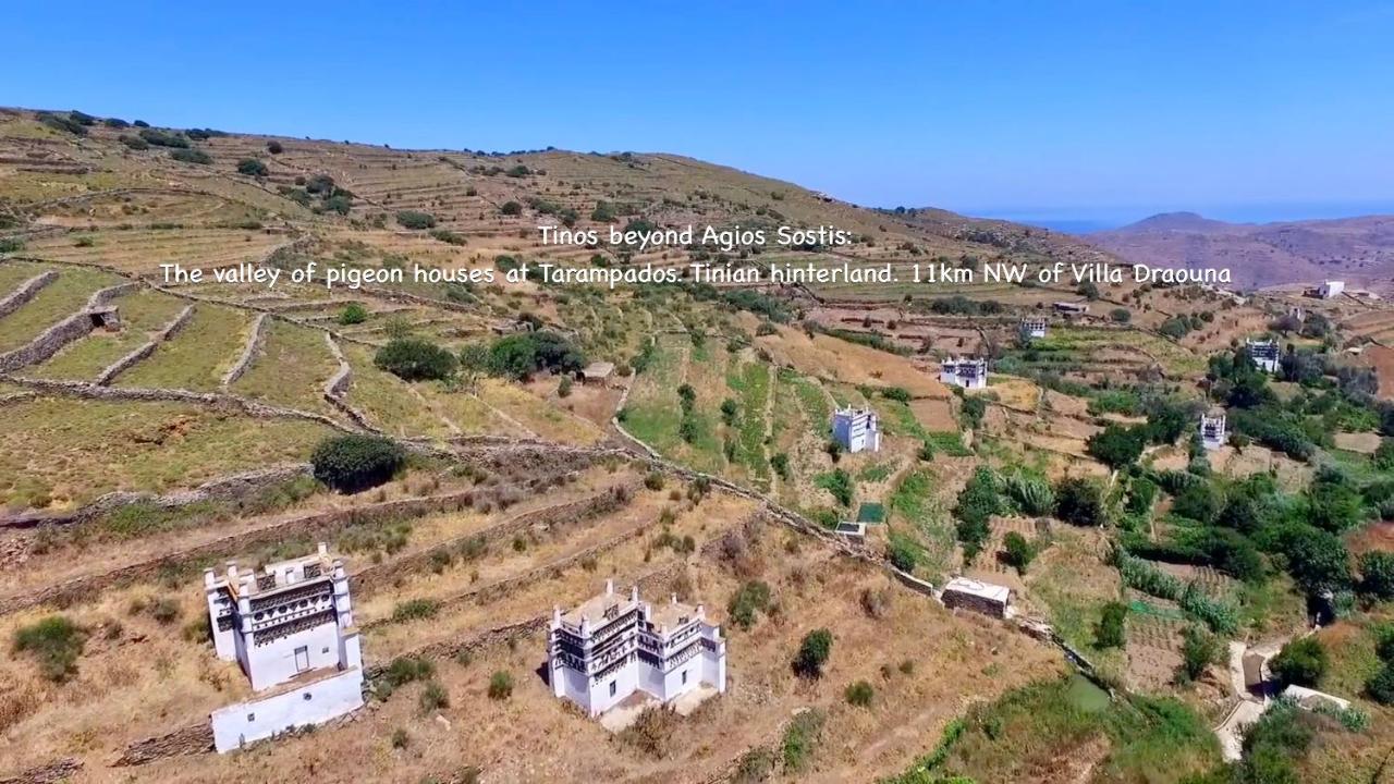 Amazing View Villa Draouna, Agios Sostis, Tinos Агиос-Состис Экстерьер фото