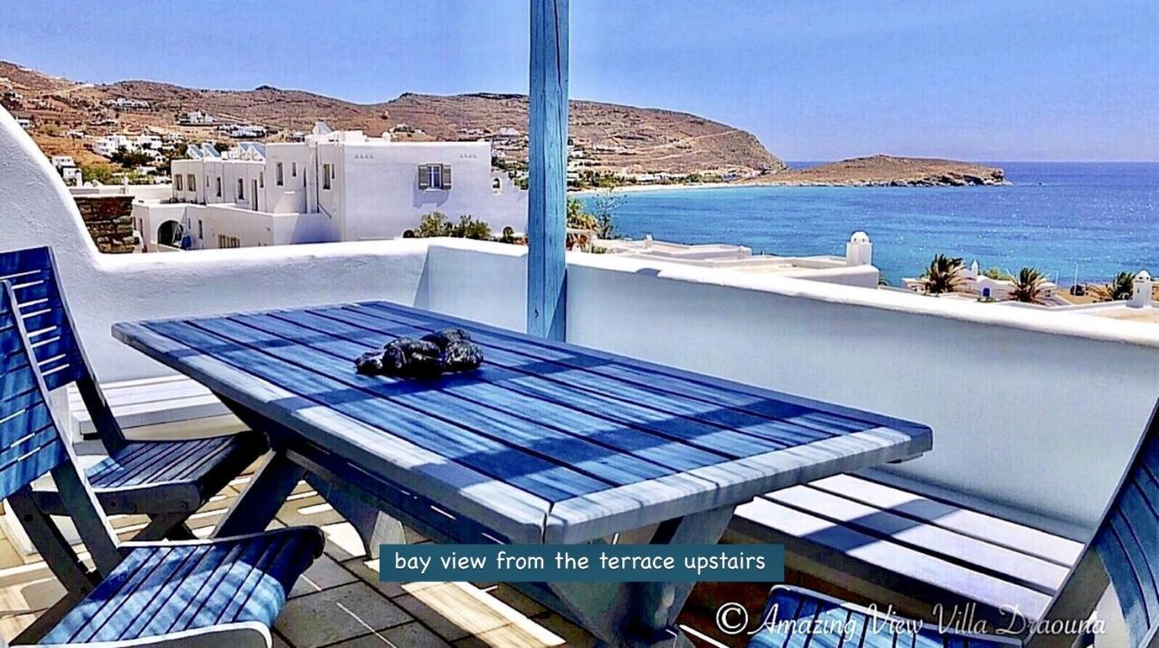 Amazing View Villa Draouna, Agios Sostis, Tinos Агиос-Состис Экстерьер фото